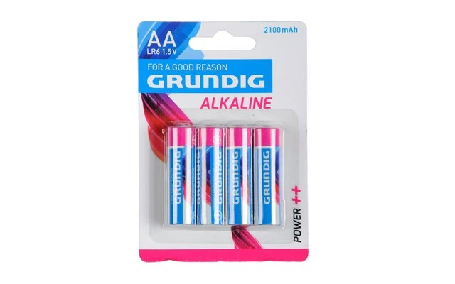 Grundig Alkaline Batterie Mignon AA 1,5 V / 2100 MAh 1 Grundig Alkaline Batterie Mignon AA 1,5 V / 2100 MAh