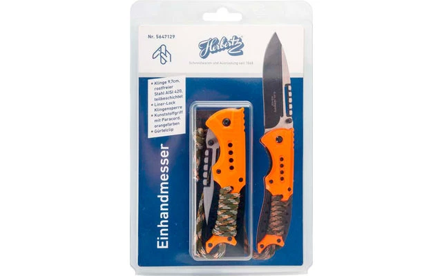 Herbertz Messer Outdoor Orange 2 Herbertz Messer Outdoor Orange – Bild 2