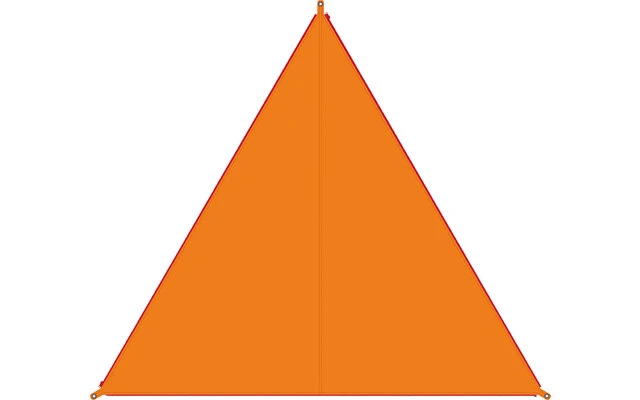 Bent Canvas Plain Single Tarp Autumn Glory / Zipper Red 2 Bent Canvas Plain Single Tarp Autumn Glory / Zipper Red – Bild 2