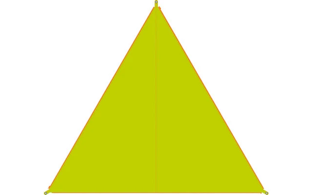 Bent Canvas Plain Single Tarp Autumn Glory / Zipper Red 4 Bent Canvas Plain Single Tarp Autumn Glory / Zipper Red – Bild 4