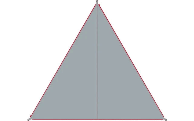 Bent Canvas Plain Single Tarp Autumn Glory / Zipper Red 6 Bent Canvas Plain Single Tarp Autumn Glory / Zipper Red – Bild 6