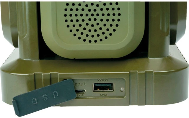 Camping Akku-Campingleuchte Inkl. Bluetooth Lautsprecher 2 Camping Akku-Campingleuchte Inkl. Bluetooth Lautsprecher – Bild 2