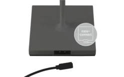 Sigor Nuindie Outdoor Akku-Tischleuchte Rund 380mm Anthrazit -Fiama Camping Geschaft 316169 2535784