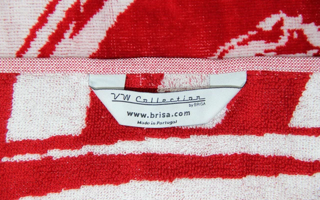 VW Collection T1 Bulli Strandtuch 160 X 90 Cm Blau / Weiß 2 VW Collection T1 Bulli Strandtuch 160 X 90 Cm Blau / Weiß – Bild 2