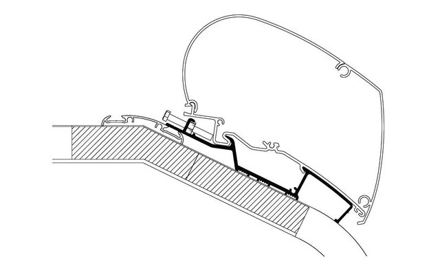 Thule Markisenadapter LMC Liberty TI/TEC 3,0m 1 Thule Markisenadapter LMC Liberty TI/TEC 3,0m