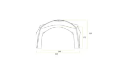 Zempire Pavillon Aerobase 3 + 1 Wall -Fiama Camping Geschaft 487575 3650605