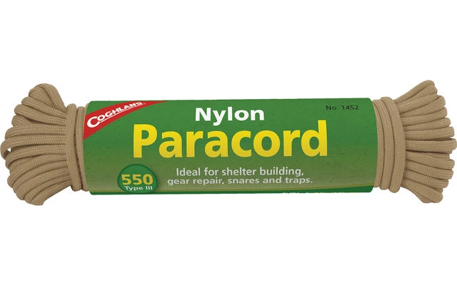 Coghlans Paracord Fallschirmseil 15,25 M Neon Orange 3 Coghlans Paracord Fallschirmseil 15,25 M Neon Orange – Bild 3