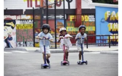 Micro Maxi Deluxe LED Kinder Kickboard Blau -Fiama Camping Geschaft 536095 3535802