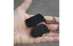 Pufz Schlüsselring Wohnwagen Retro Schwarz -Fiama Camping Geschaft 553363 3623788