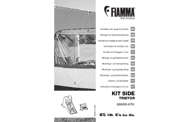 Fiamma Kit Side Tristor Montagekit Zum Anbringen Von Side W Pro F45 / Side W Pro Shade / Sun View Side F45 And Die Markise Tristor 1 Fiamma Kit Side Tristor Montagekit Zum Anbringen Von Side W Pro F45 / Side W Pro Shade / Sun View Side F45 And Die Markise Tristor