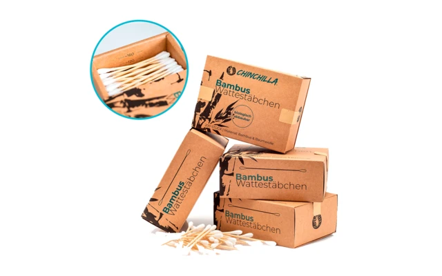 Chinchilla Wattestäbchen Aus Bambus Plastikfrei 200 Stück 1 Chinchilla Wattestäbchen Aus Bambus Plastikfrei 200 Stück