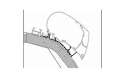 Thule Dachadapter Carthago Serie 450 Cm Ab 2014 -Fiama Camping Geschaft 603475 4472755