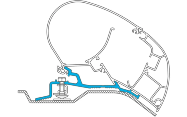Dometic Adapter Für Dachmarkisen PR 2000 Und PR 2500 Fiat Ducato Jumper Peugeot 1 Dometic Adapter Für Dachmarkisen PR 2000 Und PR 2500 Fiat Ducato Jumper Peugeot