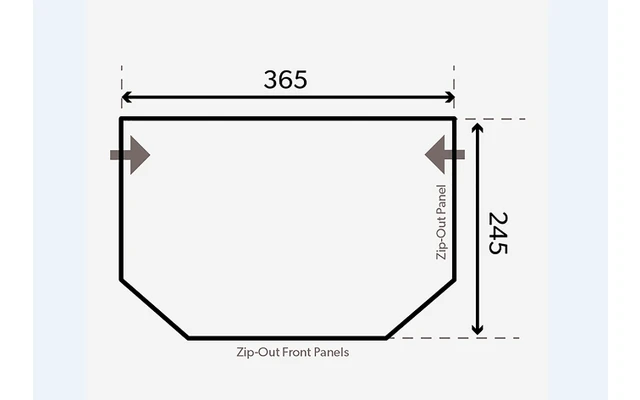 Dometic Pop AIR Pro 365 Aufblasbares Vorzelt Für Wohnwagen 1 Dometic Pop AIR Pro 365 Aufblasbares Vorzelt Für Wohnwagen