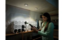 Mr. Beams MB850 LED Schrankunterbauleuchte Mit Bewegungsmelder Batteriebetrieben Weiß