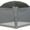 High Peak Freistehender Pavillon 300 X 300 Cm Grau/lime