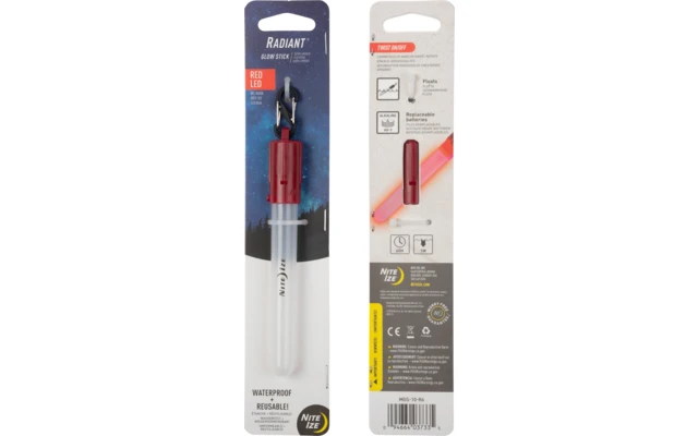 Nite Ize LED Mini Glowstick Leuchtstab Schwarz 2 Nite Ize LED Mini Glowstick Leuchtstab Schwarz – Bild 2