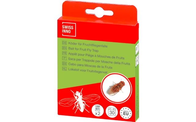 Swissinno Fruchtfliegenfalle Inkl. Ersatzköder 2er Set 1 Swissinno Fruchtfliegenfalle Inkl. Ersatzköder 2er Set