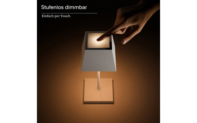 Sigor Akku-Tischleuchte Nuindie Mini 250 Mm Schneeweiß 2 Sigor Akku-Tischleuchte Nuindie Mini 250 Mm Schneeweiß – Bild 2